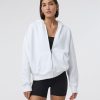 Restore Full Zip Hoodie | White