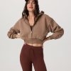 Restore Mini Full Zip Hoodie | Nutmeg