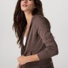 Halo Mini Full Zip Hoodie | Chocolate Milk Heather