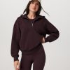 Restore Relaxed Half Zip Hoodie | Raisin