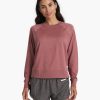 Long Sleeve Halo Crew | Marsala Heather