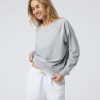 Long-Sleeve Halo Crew | Pale Grey Heather