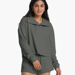 Bayview Thermal Hoodie | Shale