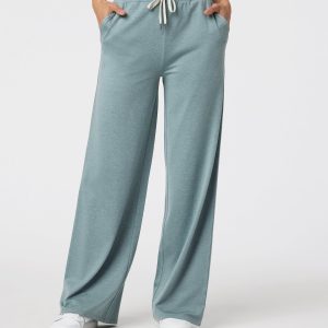 Halo Essential Wideleg Pant | Vintage Pistachio Heather