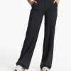 Womens Meta Wideleg Pant | Black