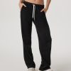 Sedona Straight Leg Sweatpant-Long | Black