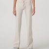 Halo Low Rise Slim Flare Pant | Ecru Heather